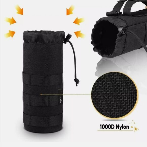 1000D Tactical Molle Water Bottle Pouch Bag Kettle - Picture 3 of 6